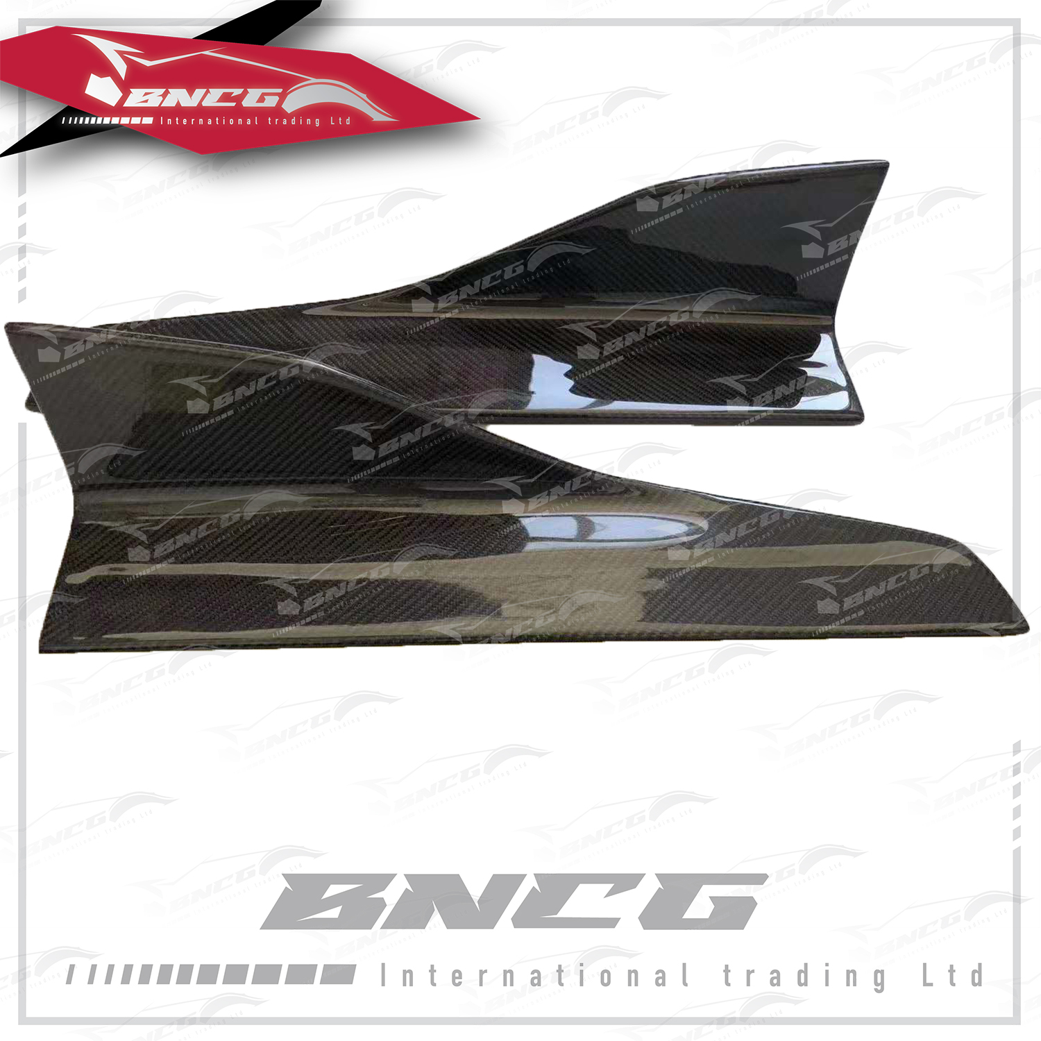 汽車 通用款 改裝 卡夢 碳纖維 外觀件 空力套件 側裙 側定風翼