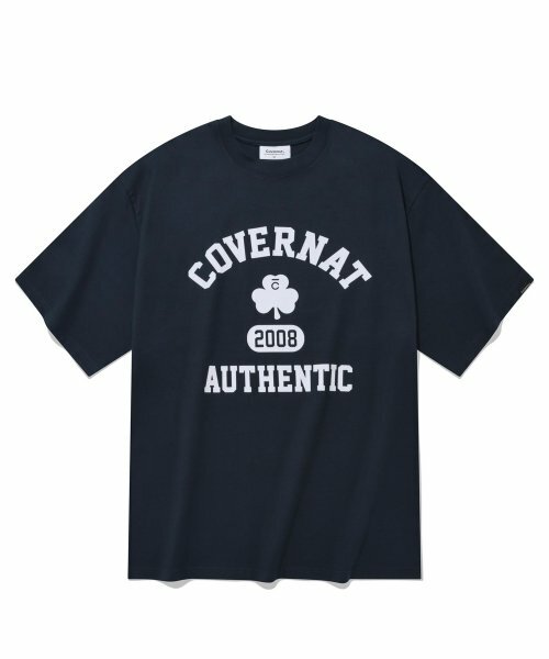 COVERNAT 三葉草 短袖 海軍藍