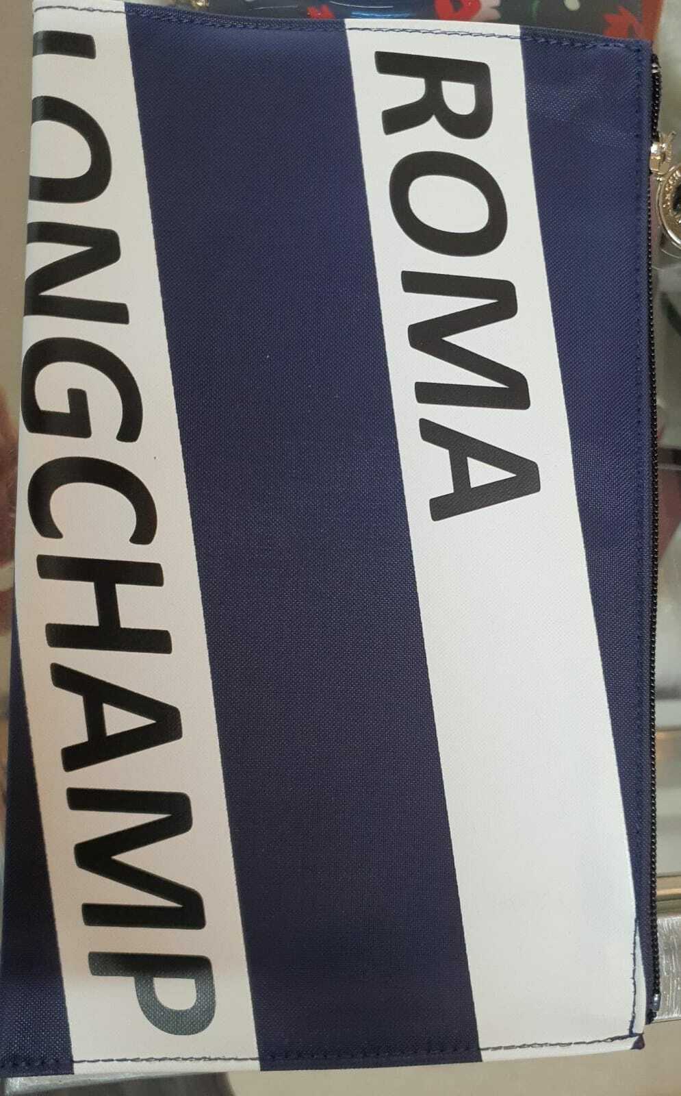 [S] LONGCHAMP LE PLIAGE (ROMA) WRISTLET, BLUE, SLC19 (SLC19)