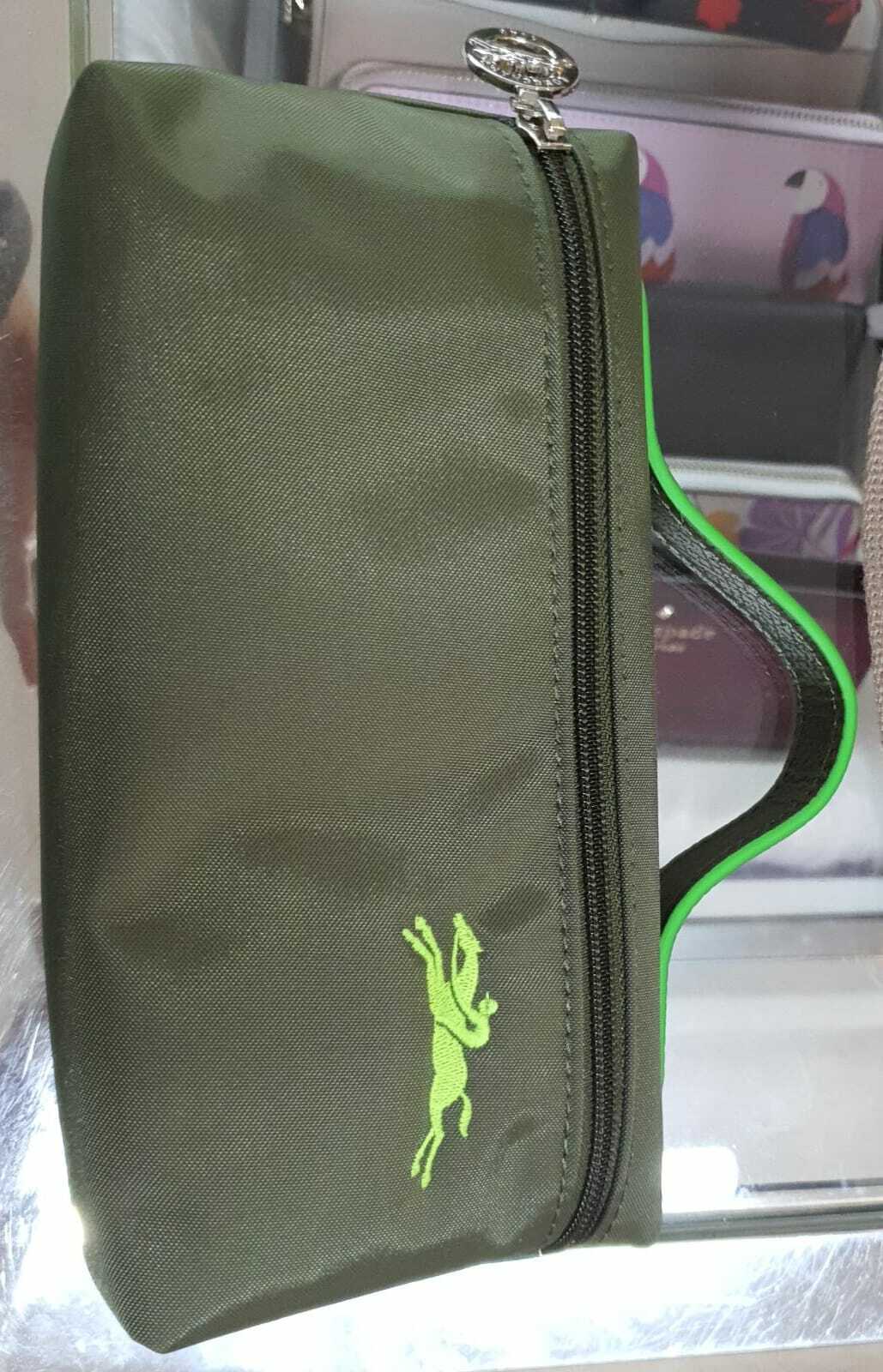 [S] LONGCHAMP LE PLIAGE COSMETIC POUCH, GREEN, SLC23 (SLC23)