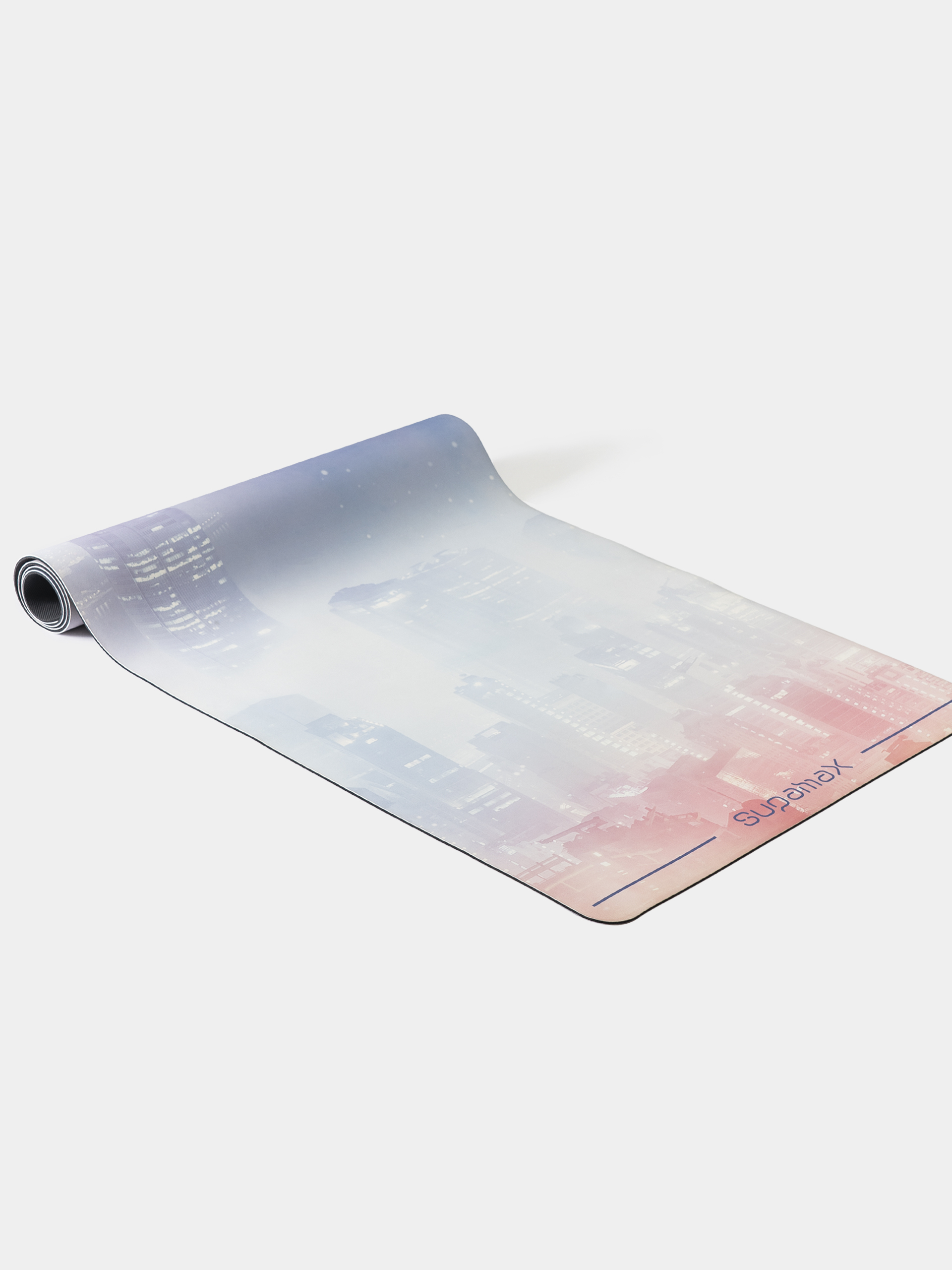 仿麂皮香港夜景瑜伽墊