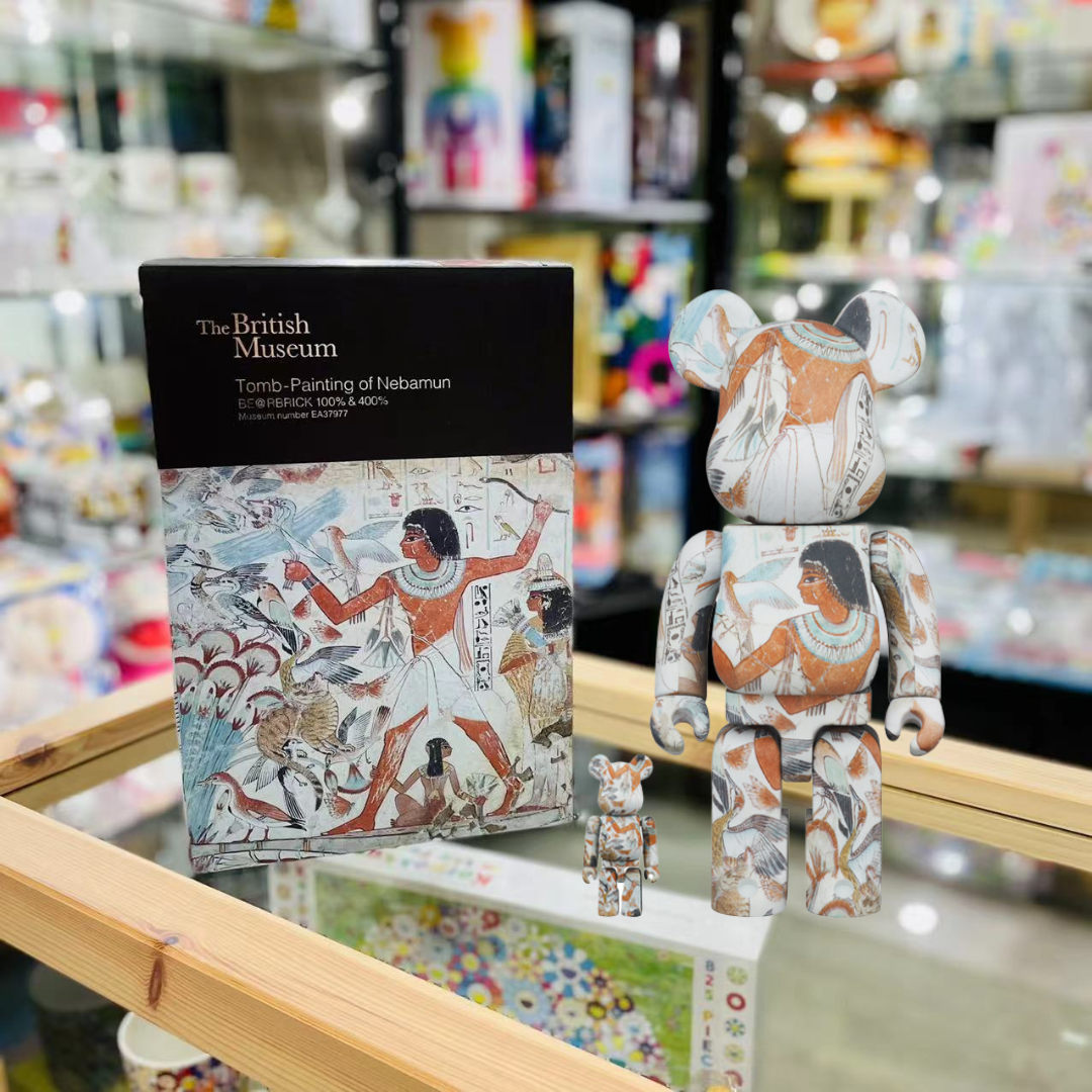 100%+400% The British Museum BE@RBRICK "Tomb-Painting of Nebamun"