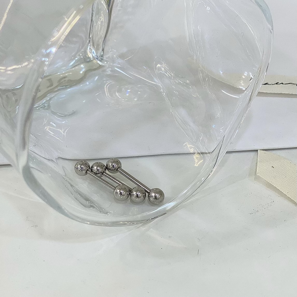 【全鋼】全素面舌環