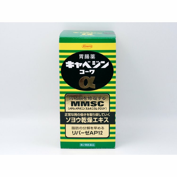 現貨｜日本 KOWA CABAGIN α 胃腸藥 300錠｜高麗菜萃取 MMSC・調整胃酸・舒緩餐後不適