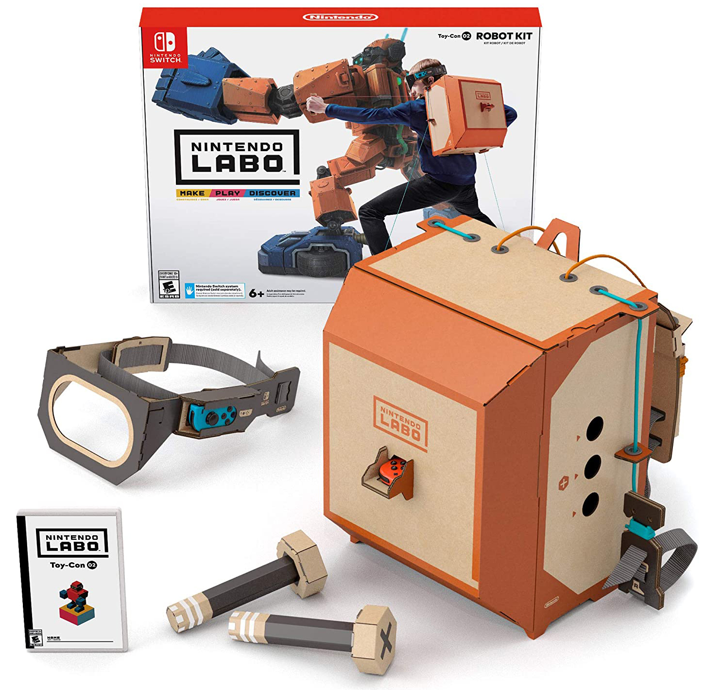 NS LABO 任天堂實驗室Toy-Con 02：機器人套裝 中文版