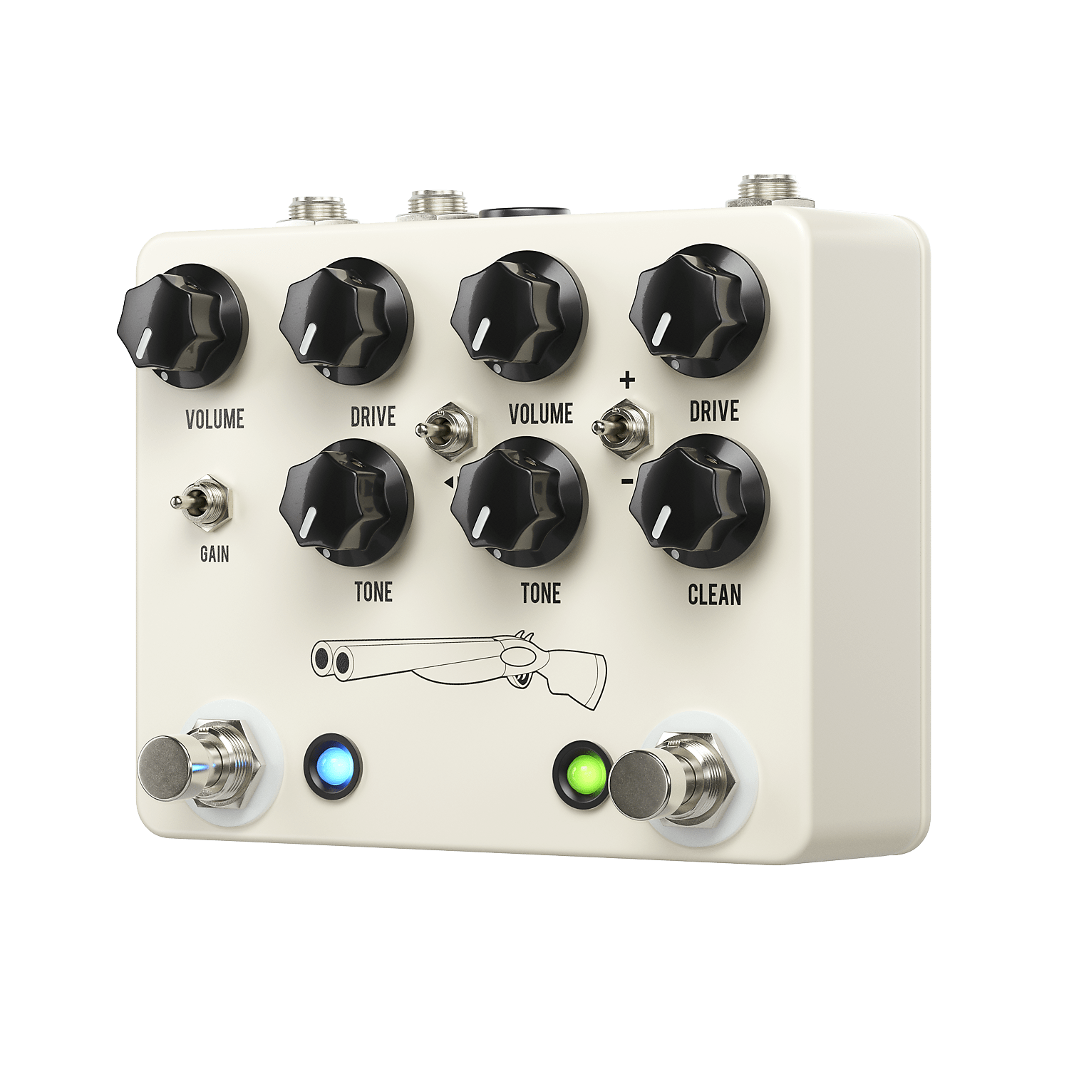 JHS Double Barrel V4 overdrive 效果器