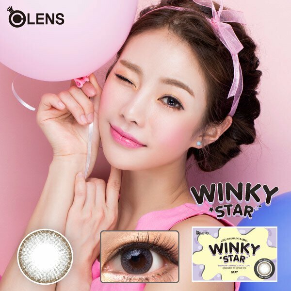 OLENS 1 Month WINKY STAR 月拋彩妝隱形眼鏡｜(2pcs/box )