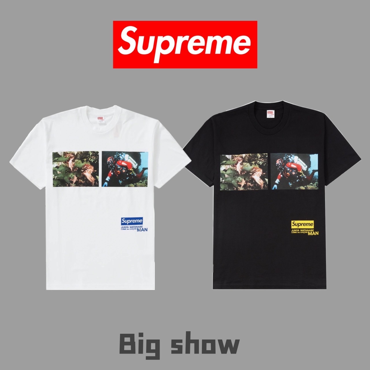 supreme junya nature tee 潛水T (FW21T2)