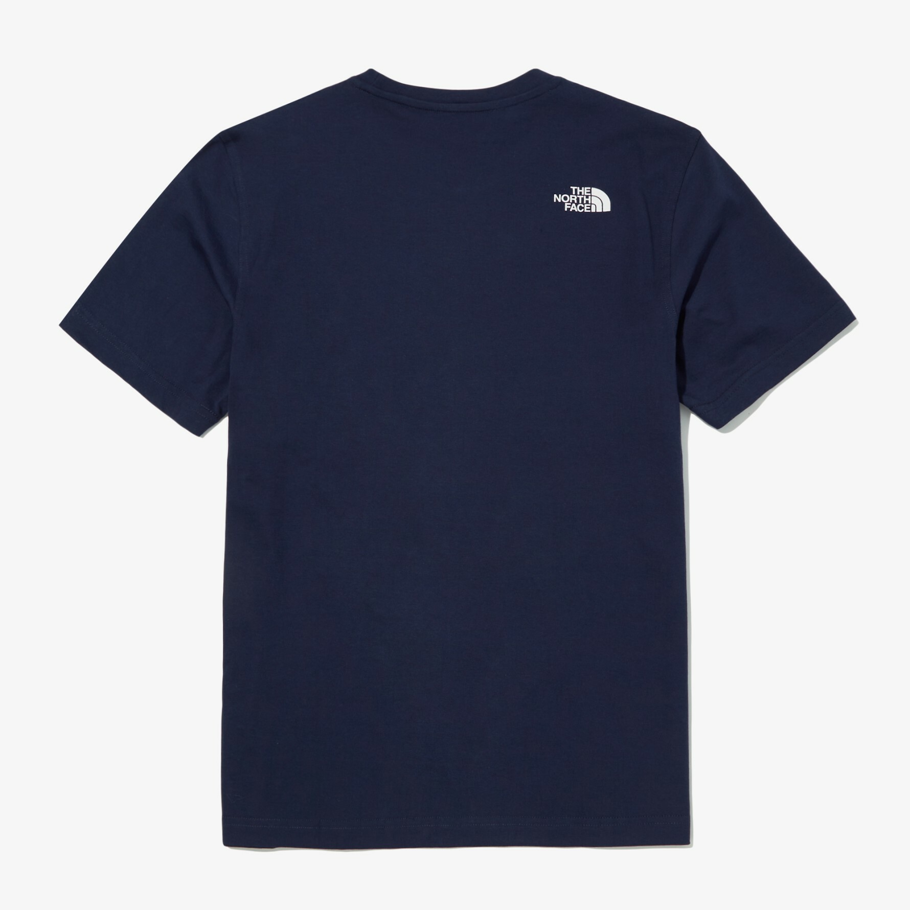 THE NORTH FACE 白標限定 素面基本款 棉質 短袖 短T 深藍 NT7UN00D