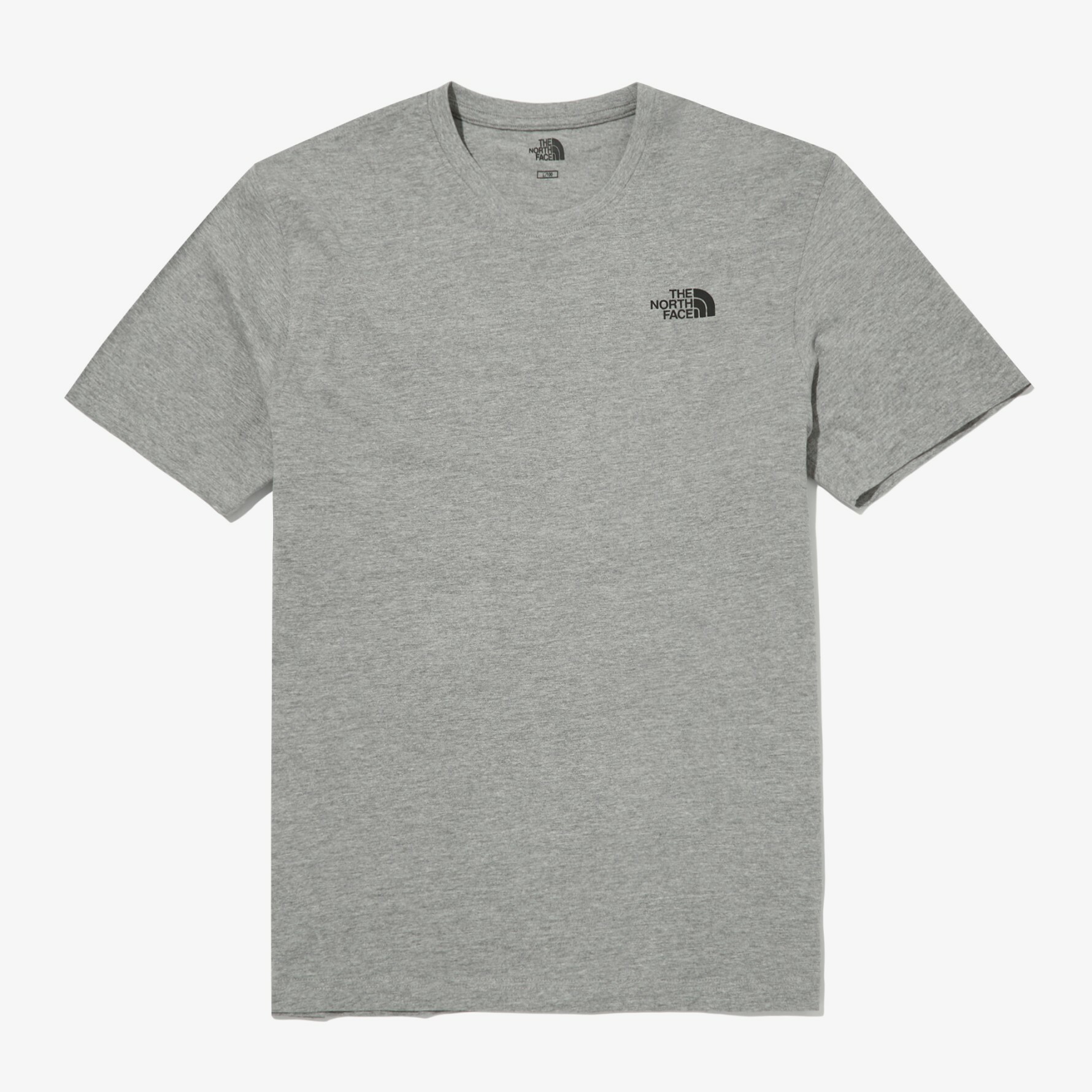 THE NORTH FACE 白標限定 素面基本款 棉質 短袖 短T 灰 NT7UN00E