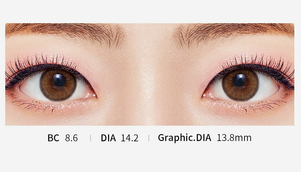 OLENS 1 Month Vivi 3CON Brown 月拋彩妝隱形眼鏡｜每盒2片