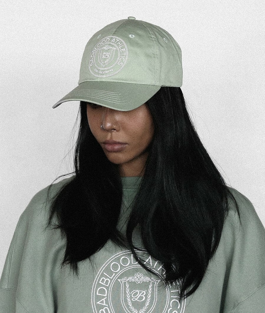 BADBLOOD Monaco Logo 淺綠 帽子 棒球帽 at-hat22-005