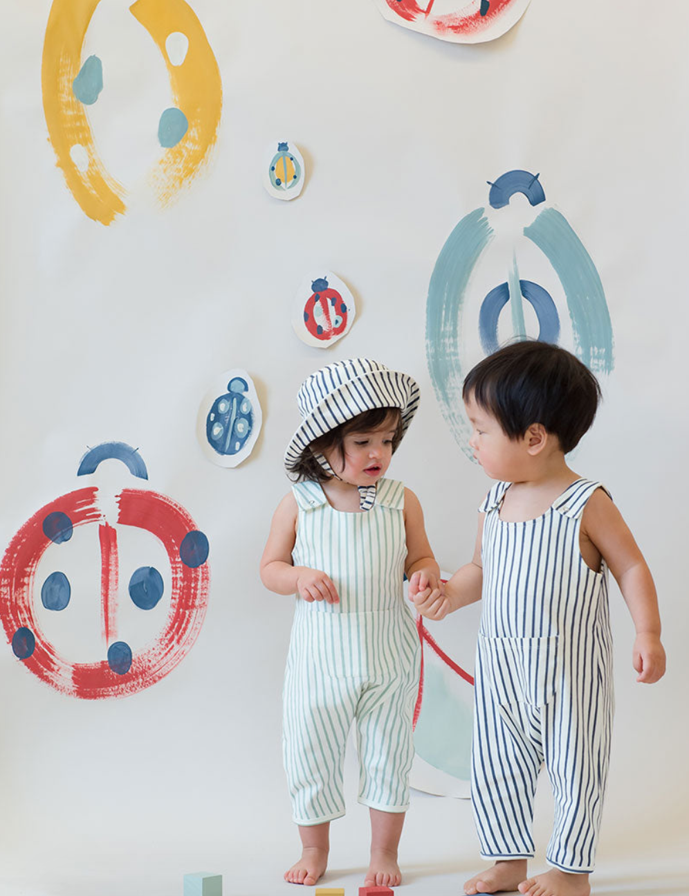 PEHR - Bucket Hat（Stripes Away Ink Blue）