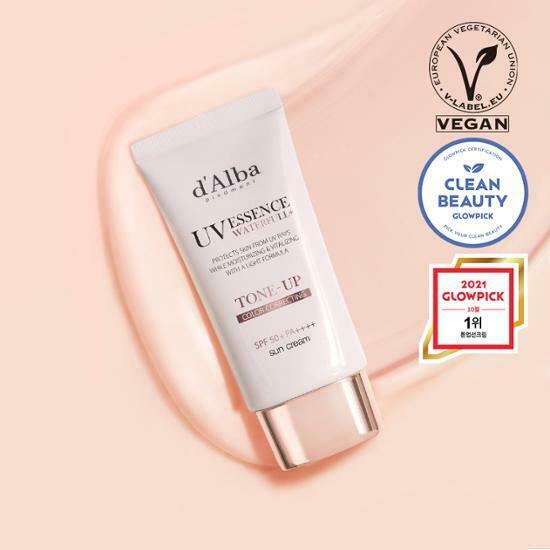 d'Alba Waterfull Tone Up UV Essence Sun Cream SPF50+ PA++++ 50ml