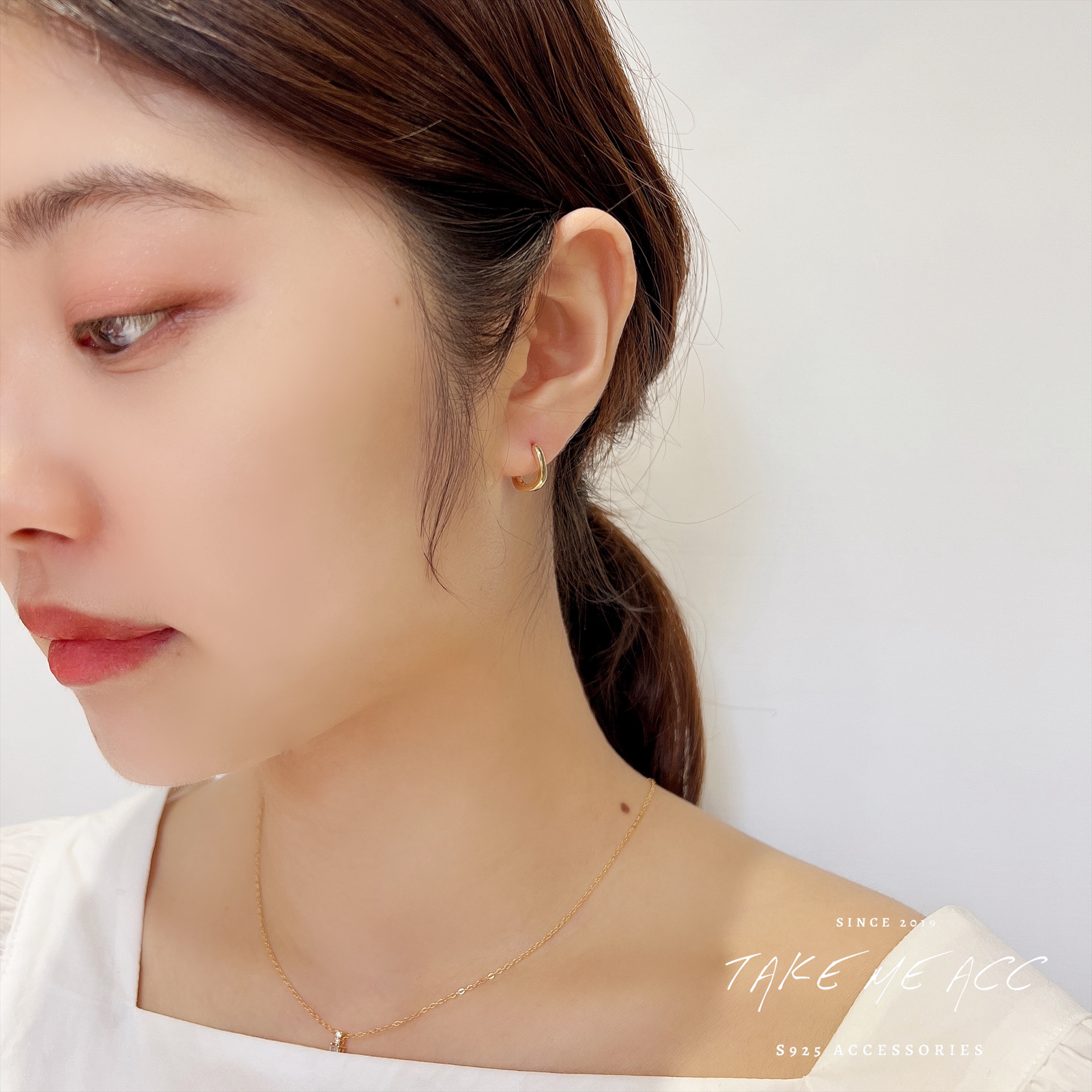 隨心所欲｜純銀針耳環