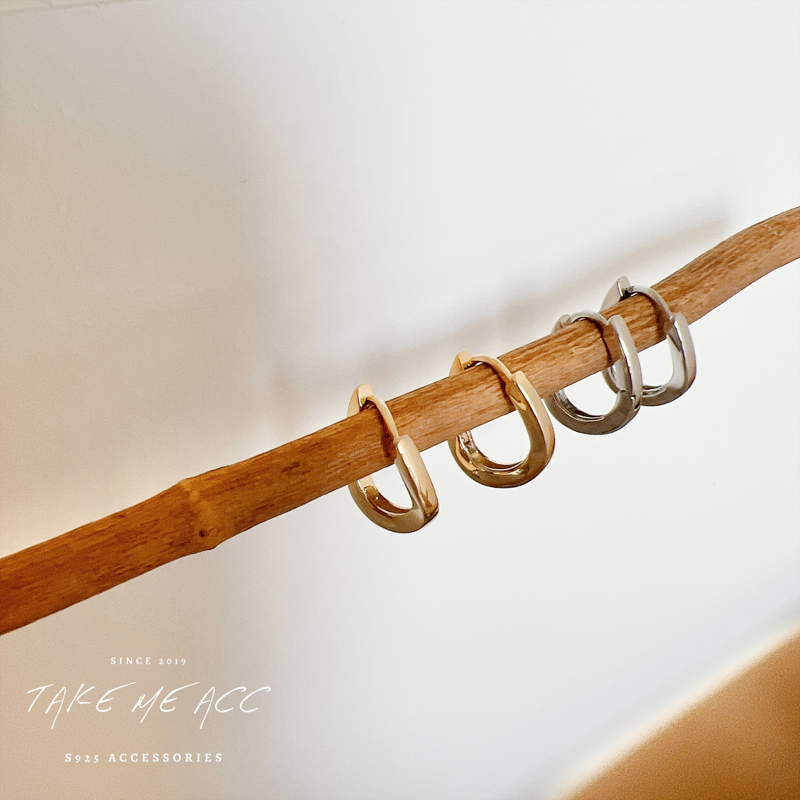 隨心所欲｜純銀針耳環