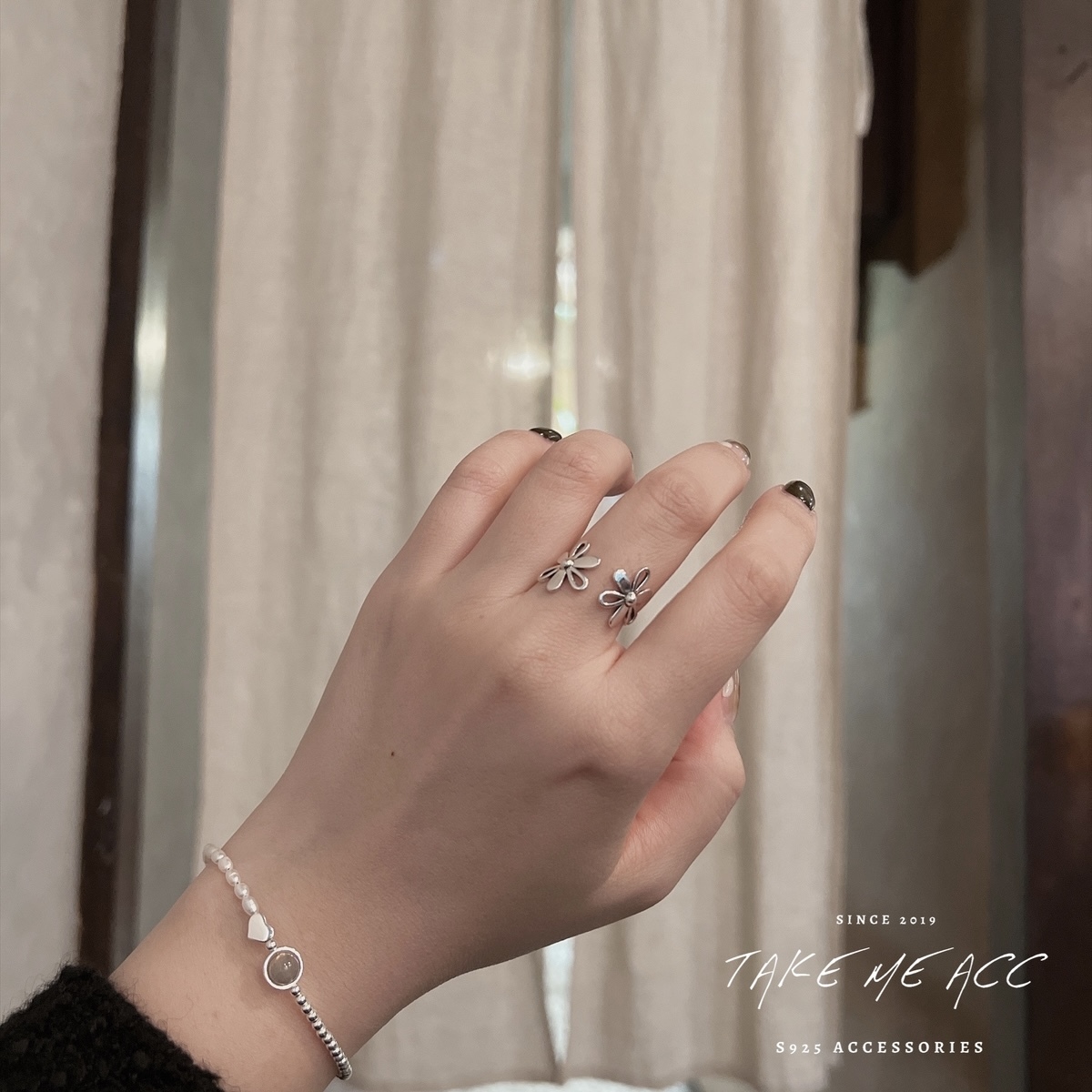 甜蜜萌芽｜純銀戒指