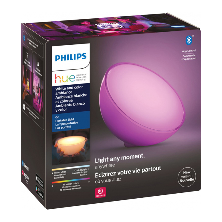 Philips 飛利浦 White and Color Ambiance Hue Go Bluetooth 可攜式燈具
