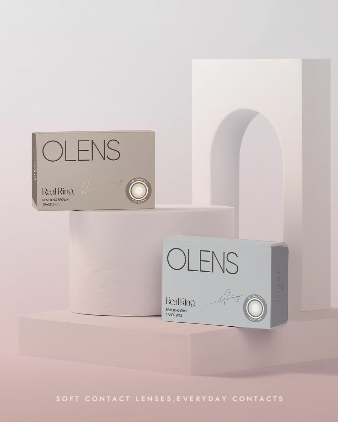 「1+1｣ OLENS Real Ring 1month/ 2p