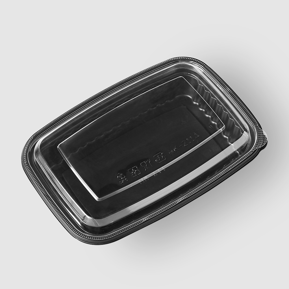 塑膠長方型便當盒 800ml 18號