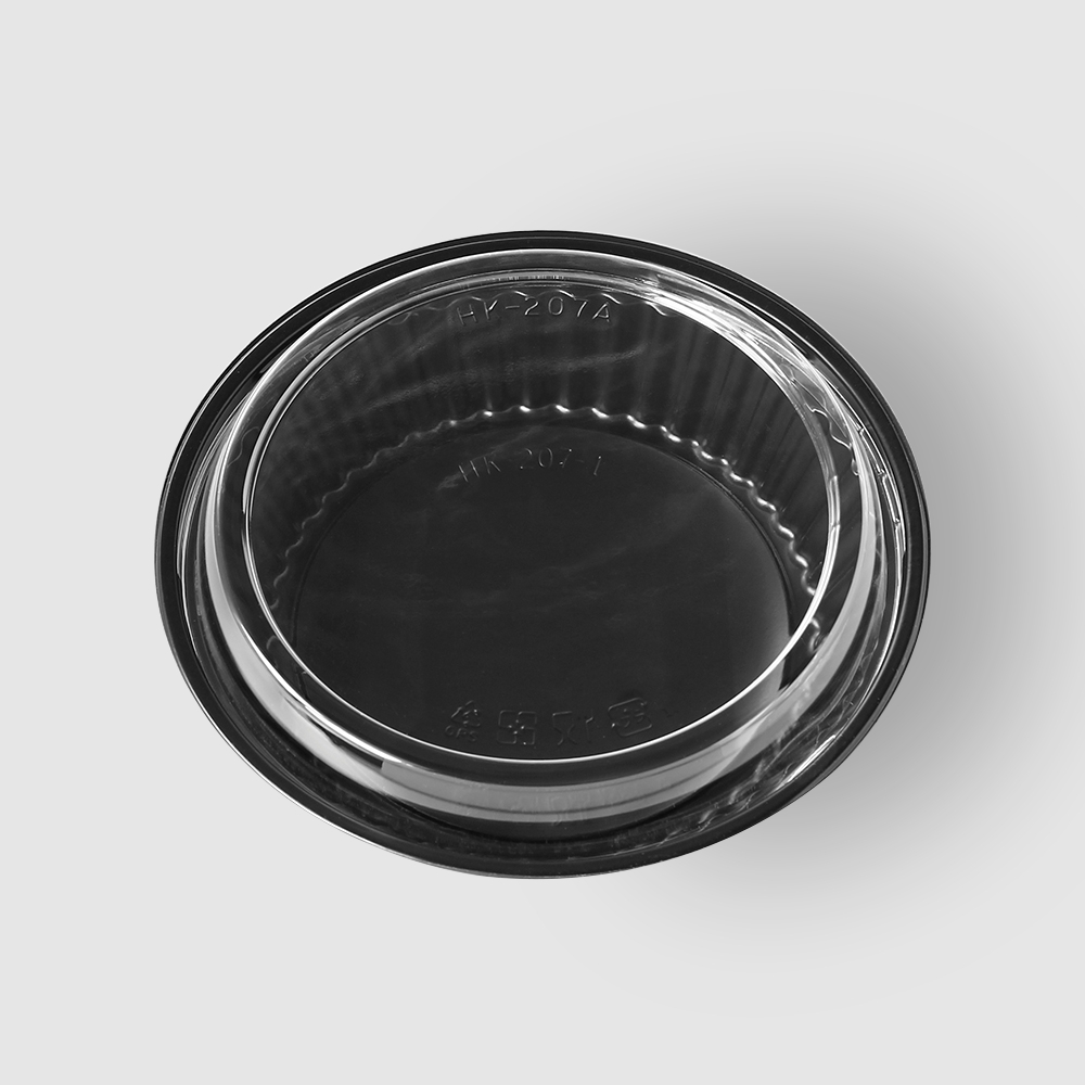 塑膠圓型便當盒 700ml 21號