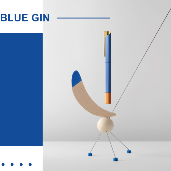 物外YSTUDIO風格核心系列雙六角鋼珠筆自信藍