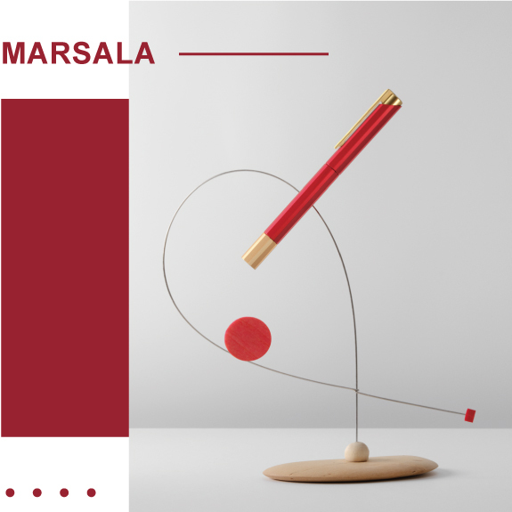 物外YSTUDIO風格核心系列雙六角鋼珠筆魅力紅