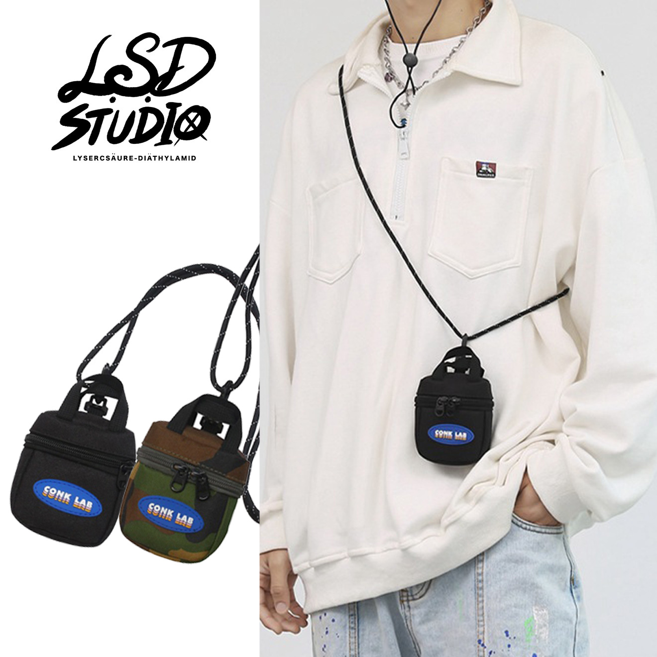 【BGZG010】迷你收納掛頸設計小包