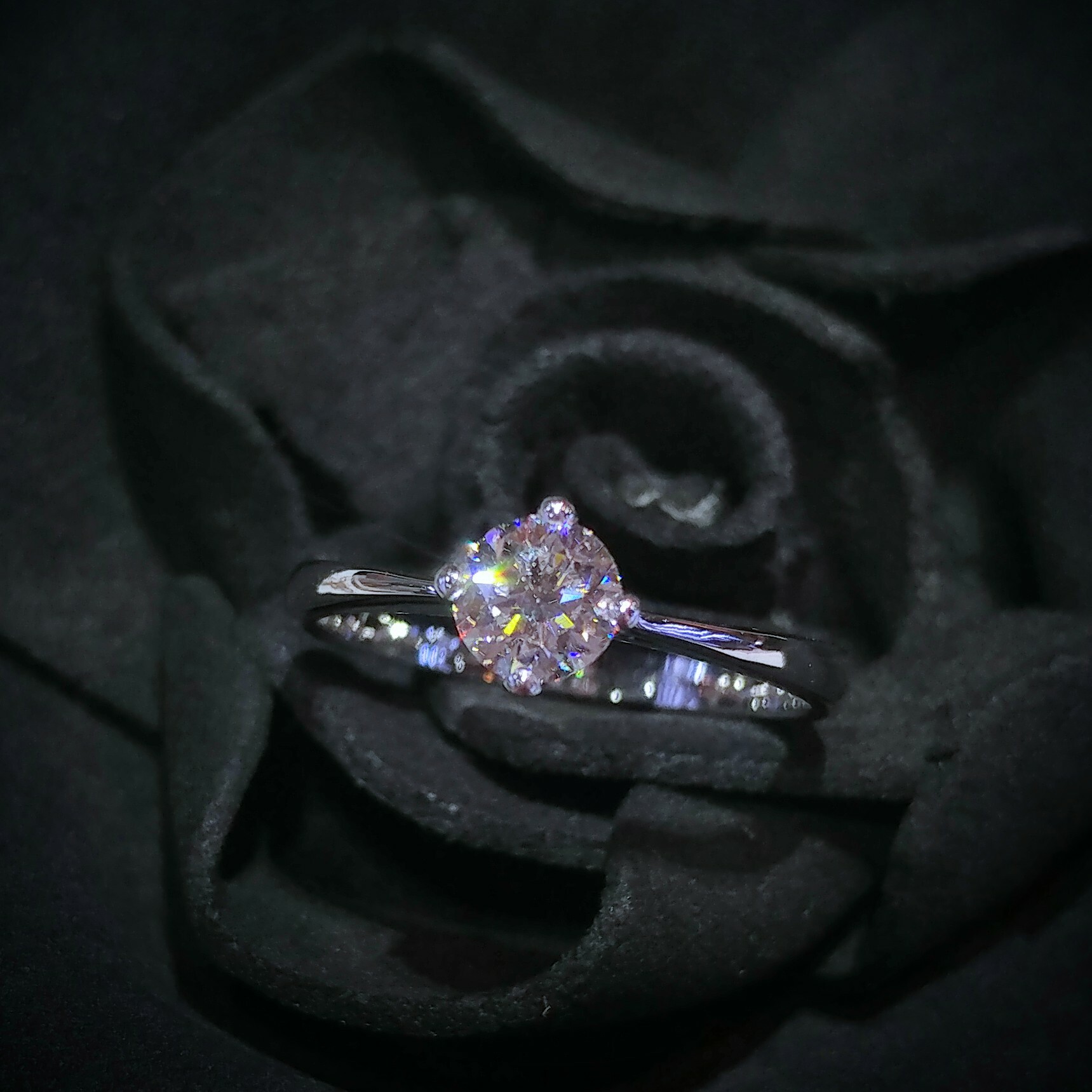 18K White Gold 0.46ct Diamond Ring