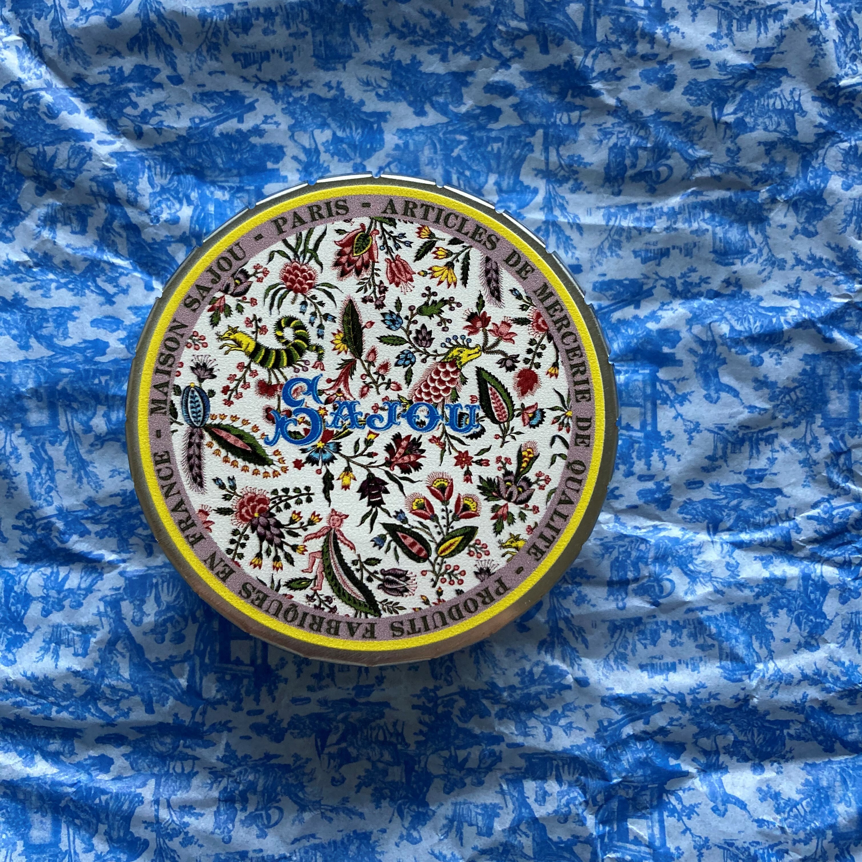 [Maison SAJOU] 按壓圓鐵盒