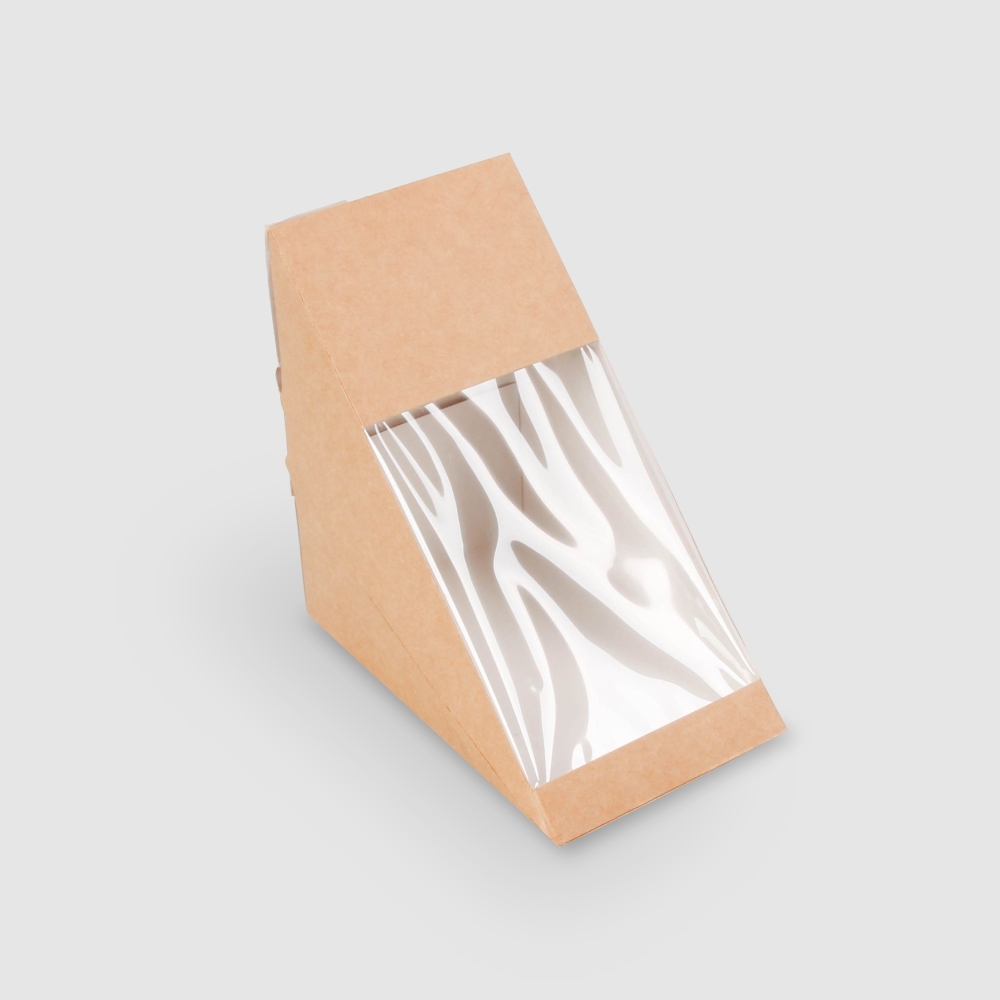 牛卡紙開窗三明治盒 2號