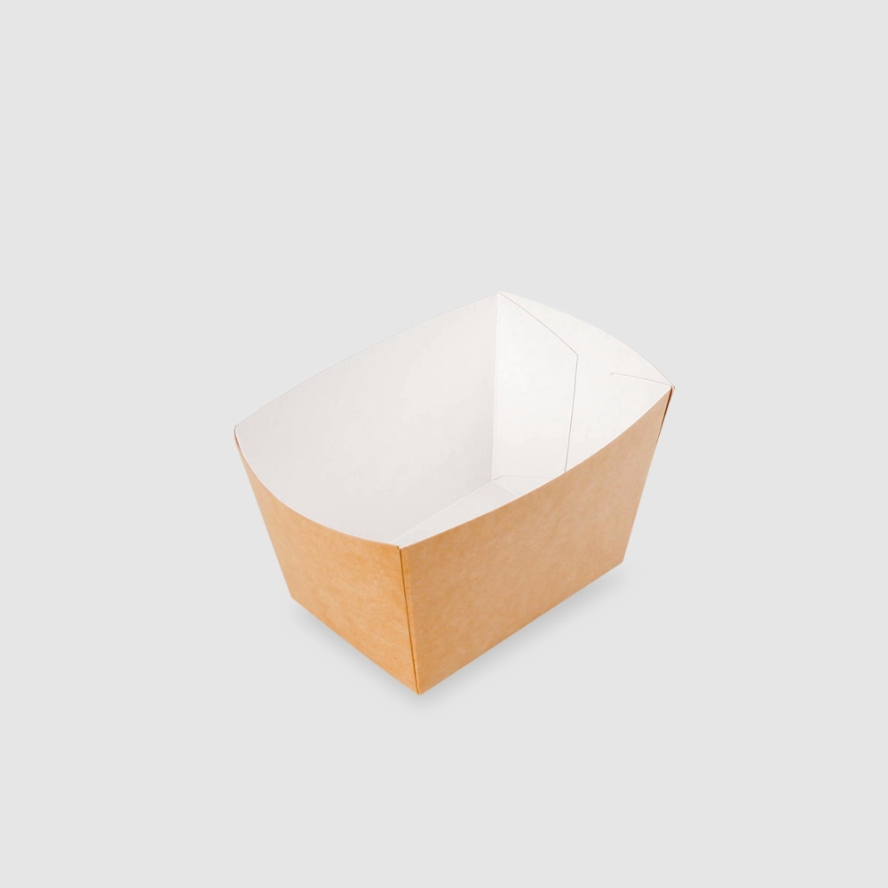 牛卡紙雞塊盒 500ml 1號