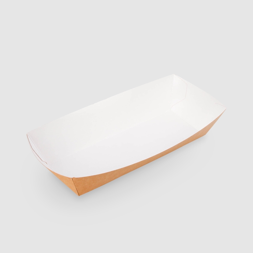 牛卡紙雞塊盒 600ml 3號