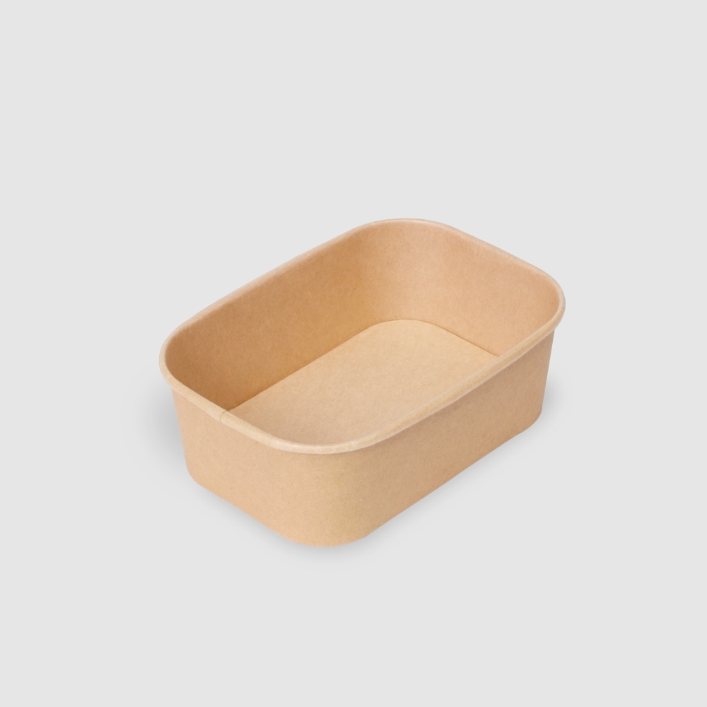 牛皮紙長方形碗 750ml 2號