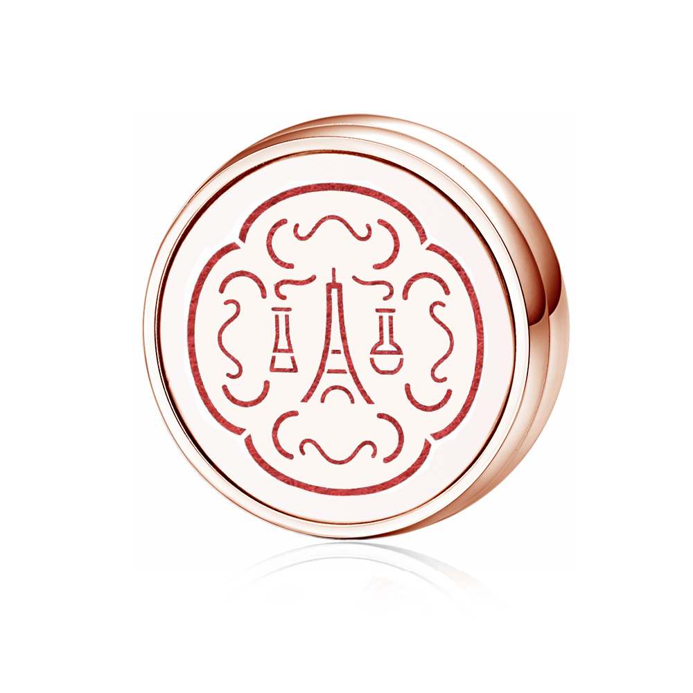 精油香薰扣 Les Nez -12mm 玫瑰金