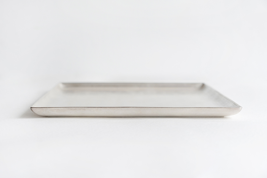 TIME & STYLE -YAMABUKI銀彩方盤/24cm