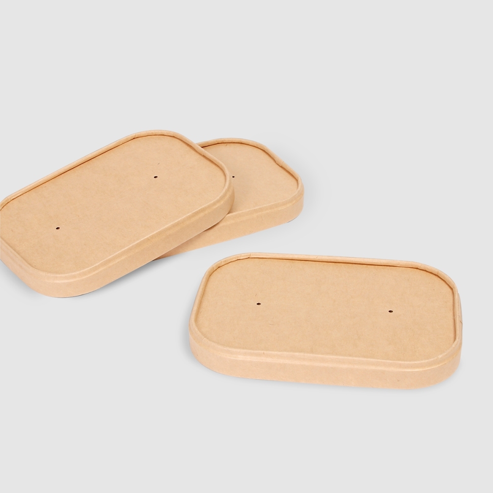 牛皮紙長方形碗蓋 170口徑 1/2/3號