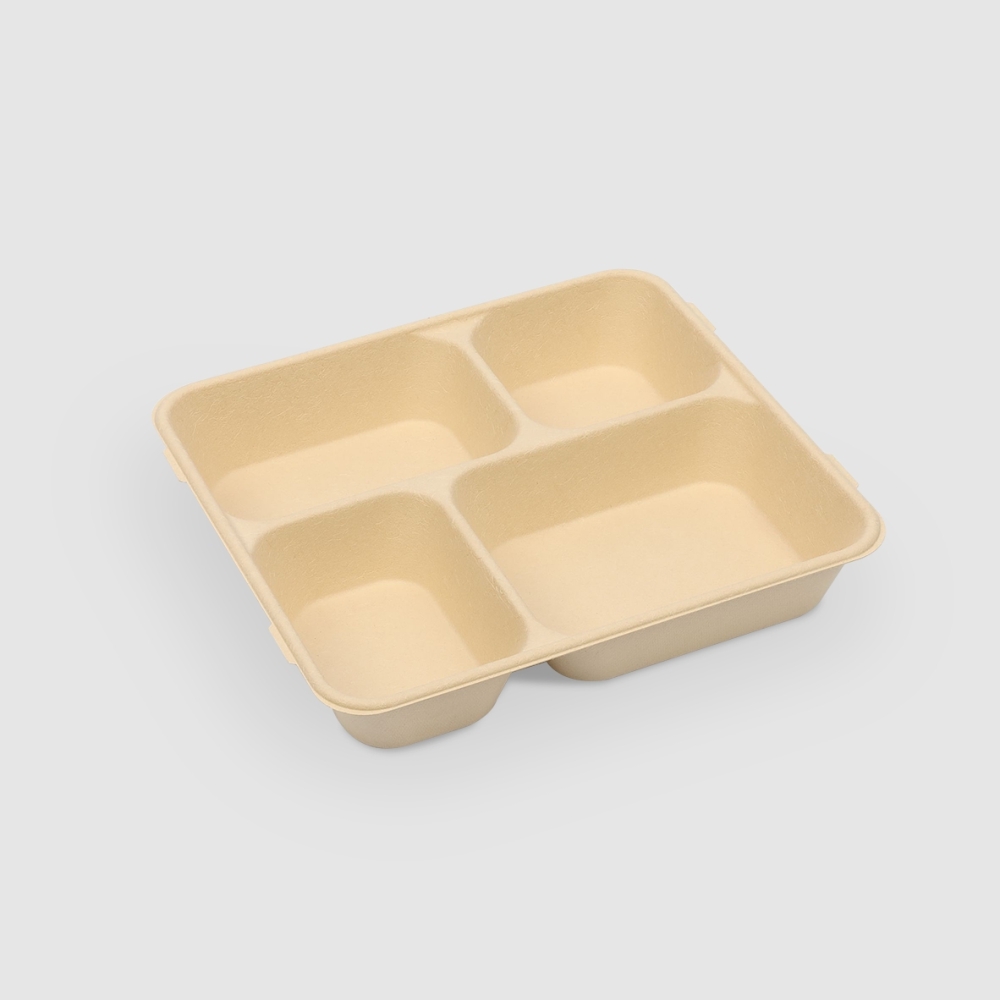 植纖餐盒 四分格 1500ml 4號