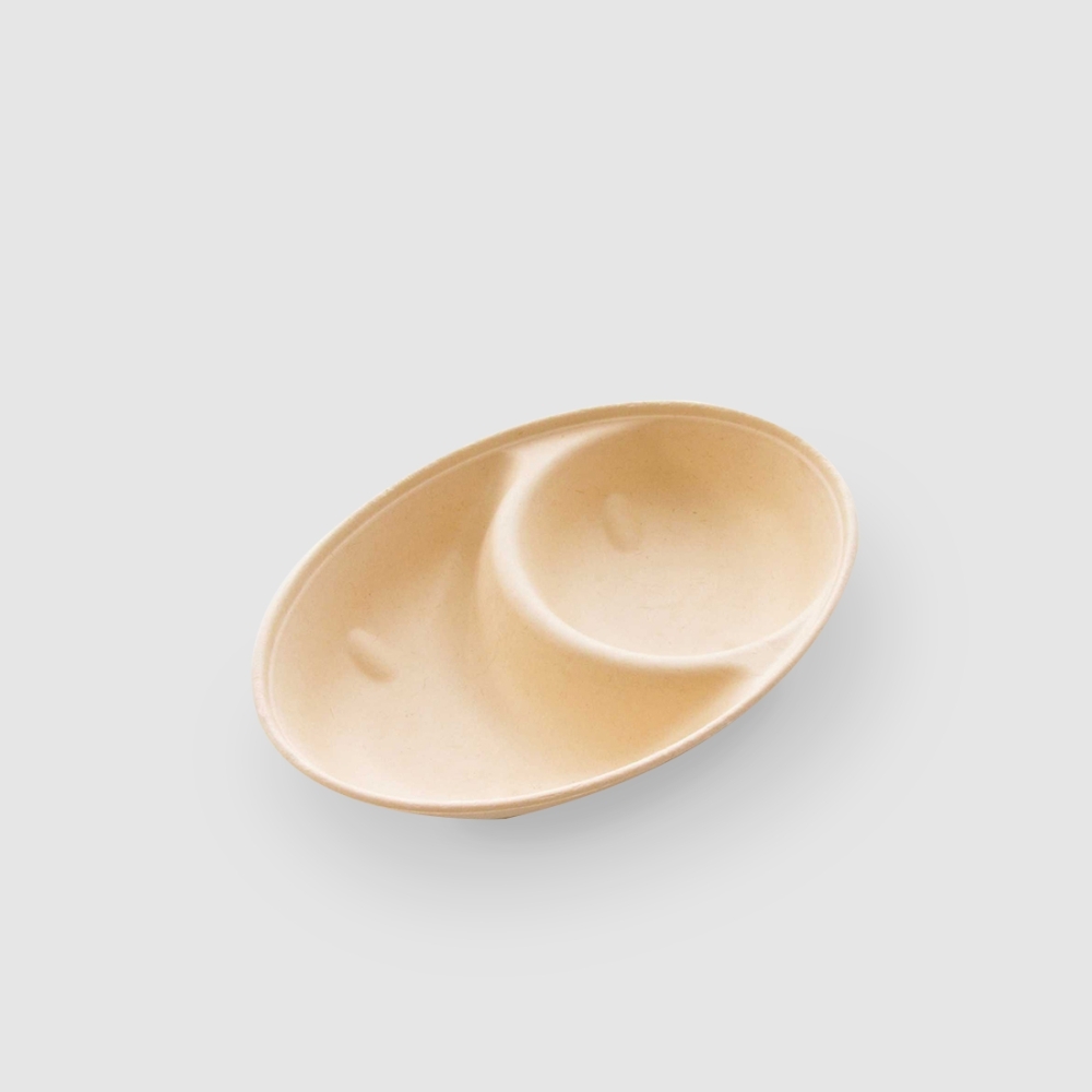 植纖碗 二分格 750ml 19號