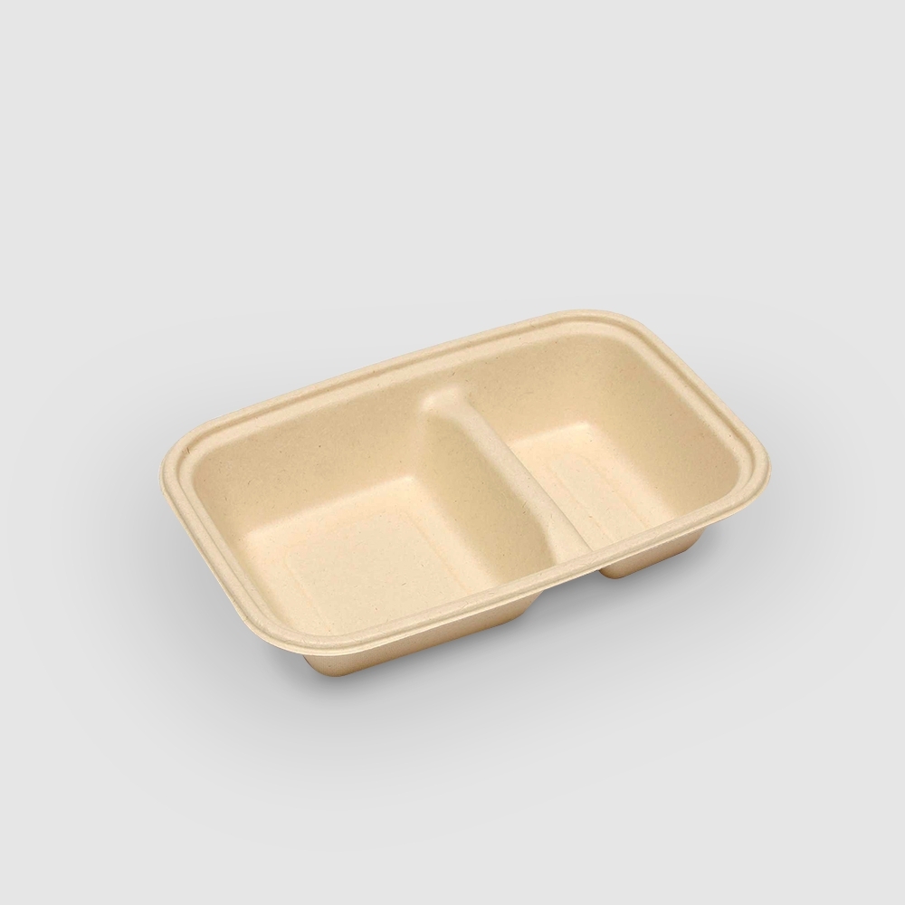 植纖餐盒 二分格 750ml 28號