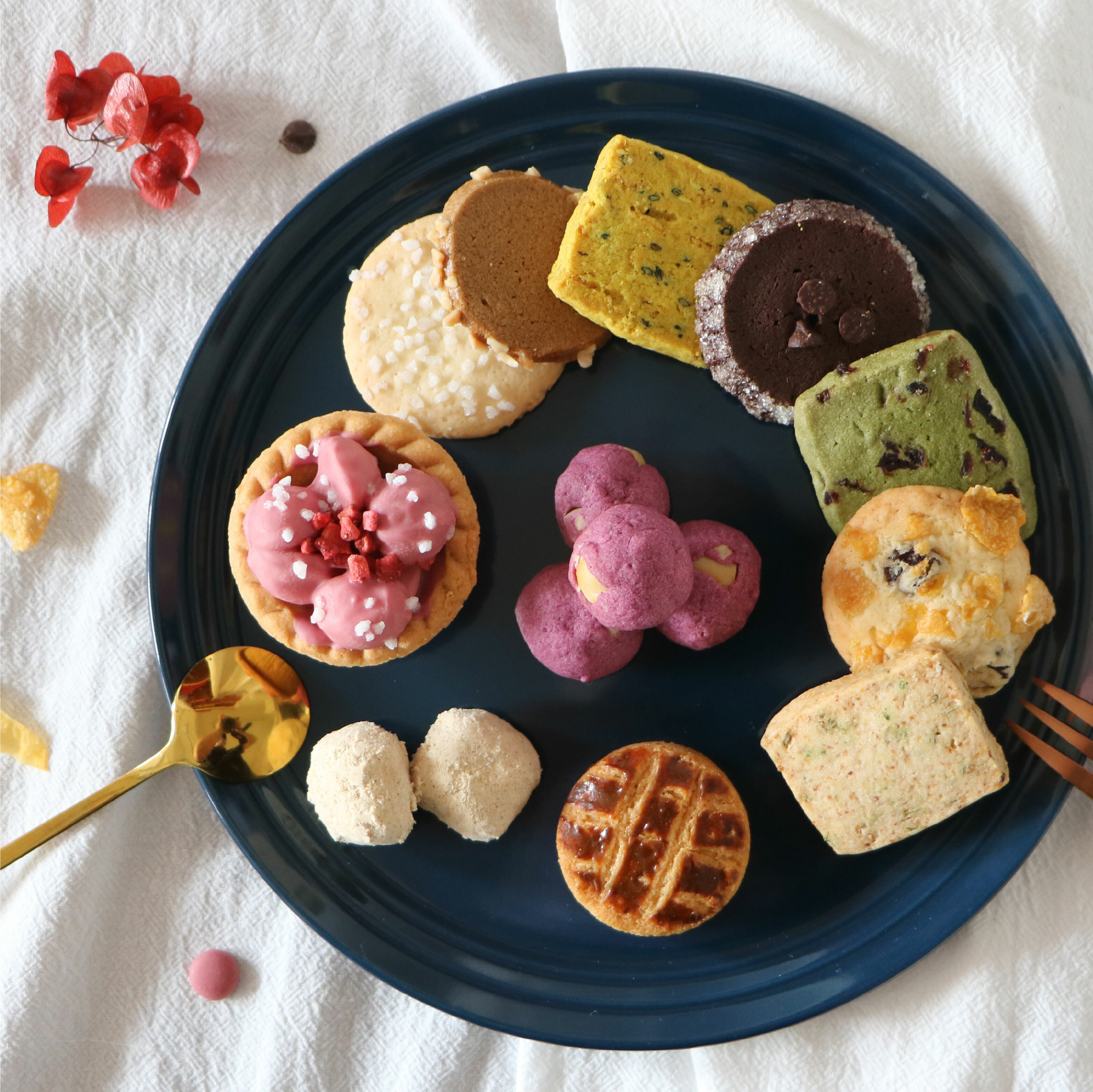 臻愛密碼系列 C3款 (堅果塔+手工餅乾10入禮盒)