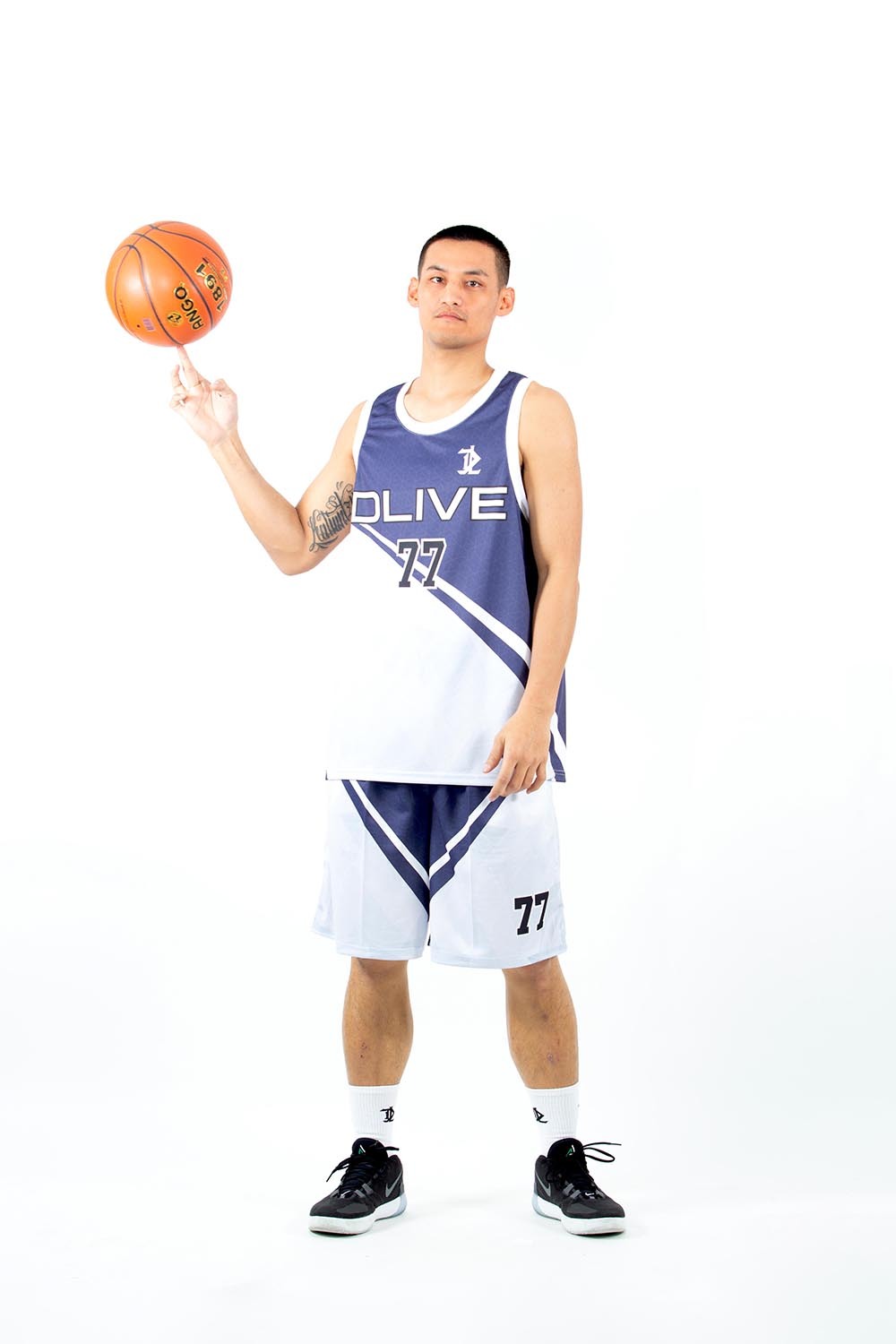 單面昇華圓領籃球服 - 夢的怒放