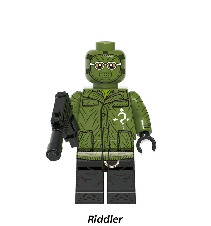 Riddle Batman DC Custom Minifigures Minifigs Fit Lego XH1884