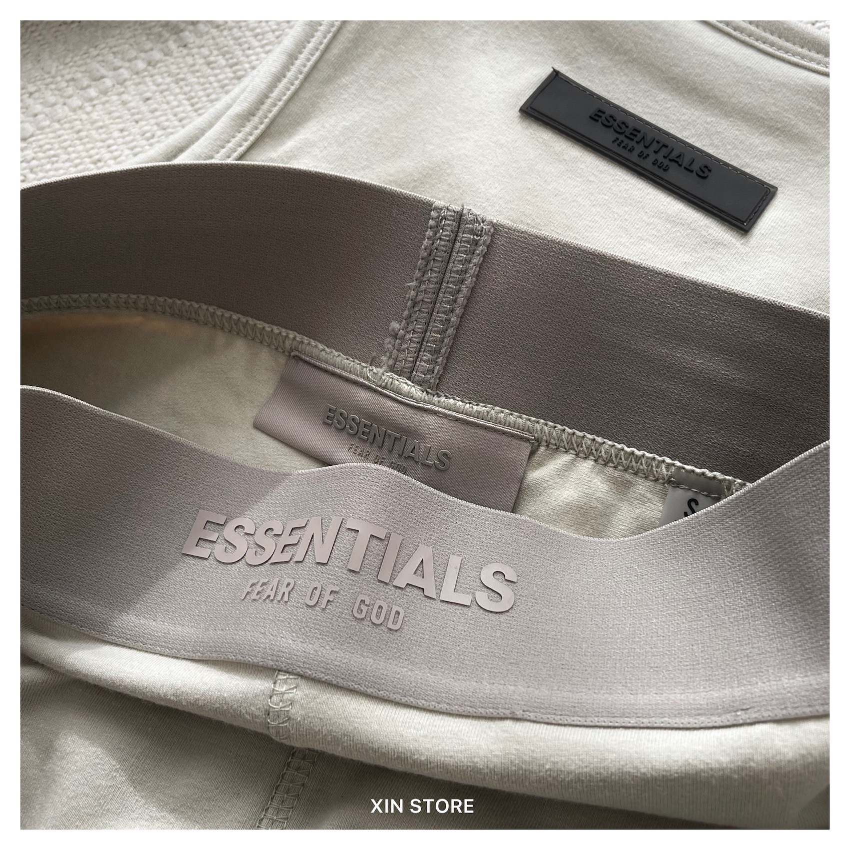 Essentials Fear Of God FOG Sport Short 單車褲棉質燕麥黑