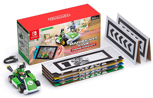 NS 瑪利歐賽車實況：家庭賽車場 中文版 (路易吉款)