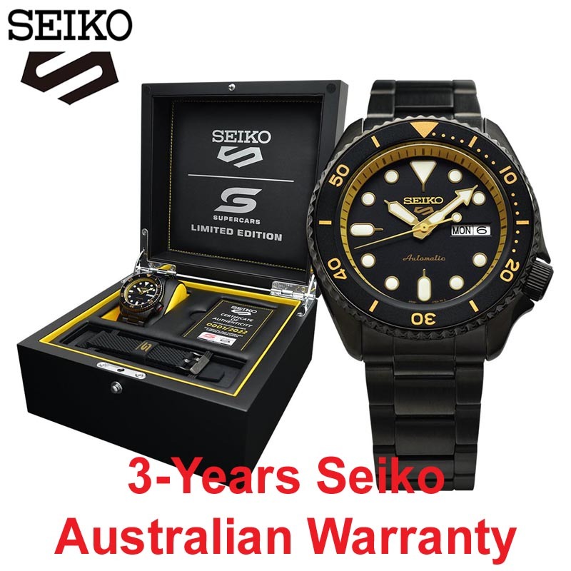 Seiko 5 Sports Supercars SRPJ01K Watch Limited Edition