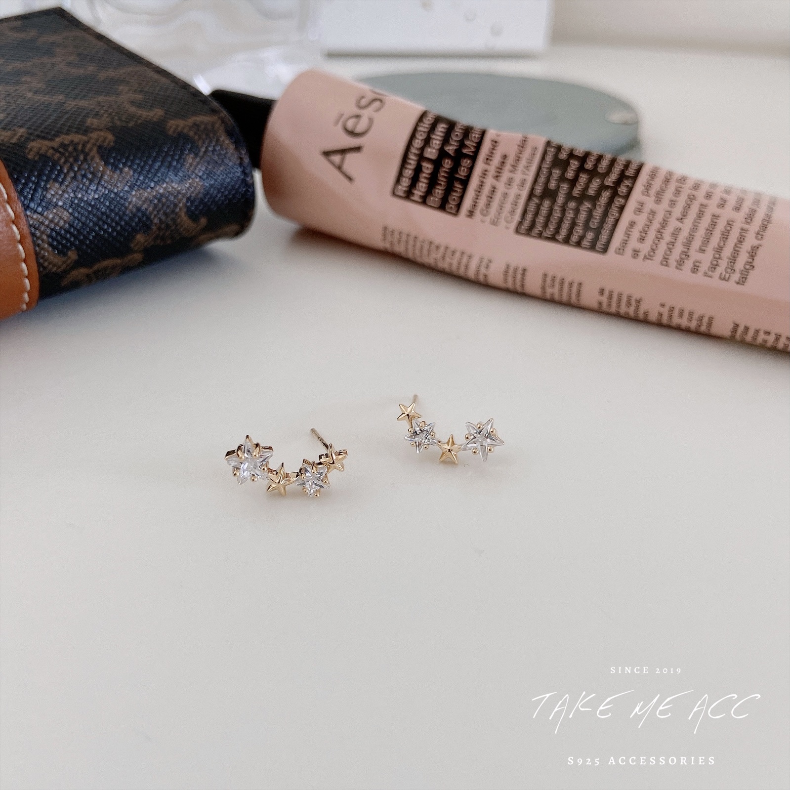 小星相聚｜純銀針耳環