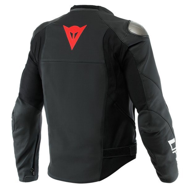 DAINESE SPORTIVA LEATHER JACKET PERF BLACK-MATT/BLACK-MATT/BLACK-MATT 黑黑黑 打洞 皮衣