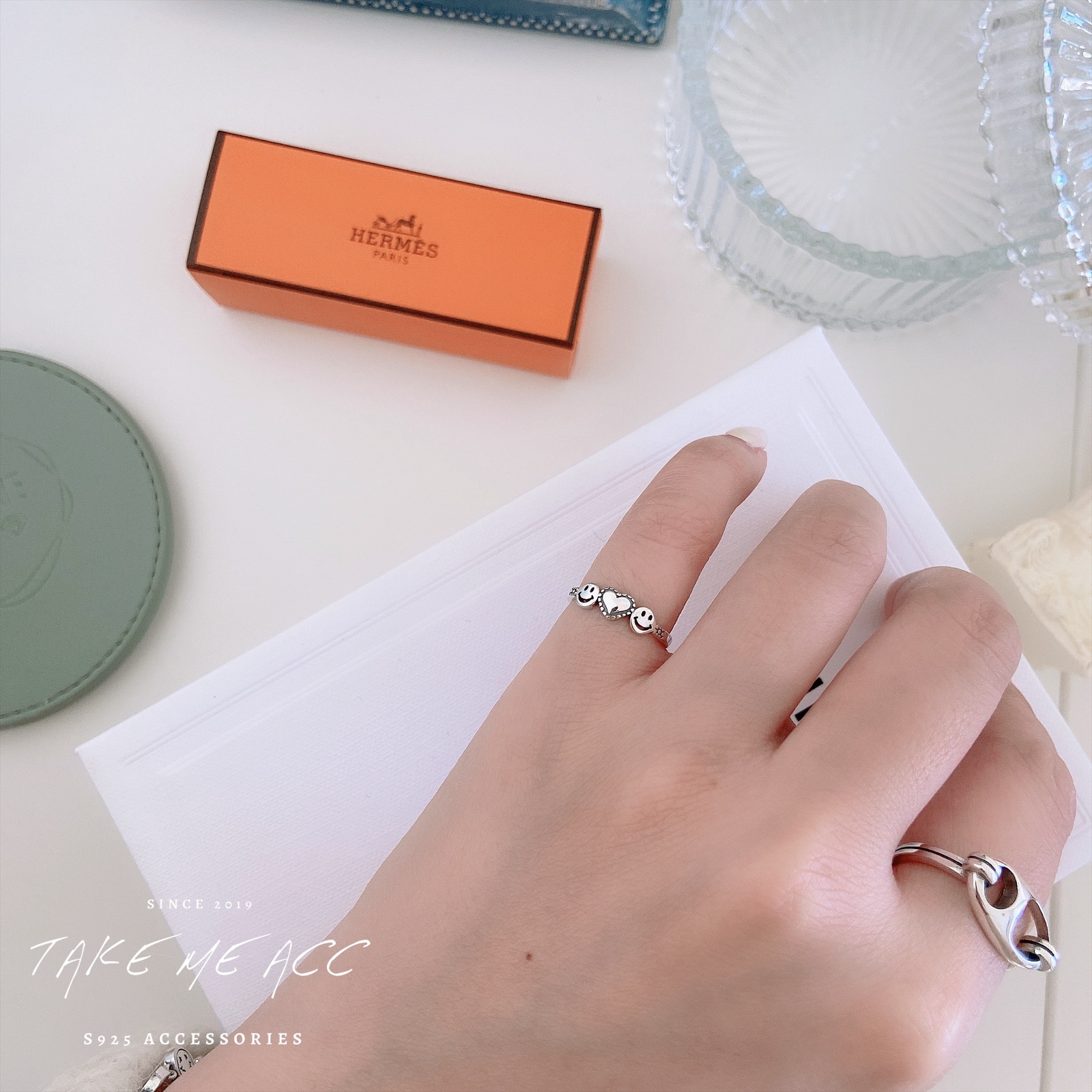 喜歡微笑的妳｜純銀戒指/尾戒