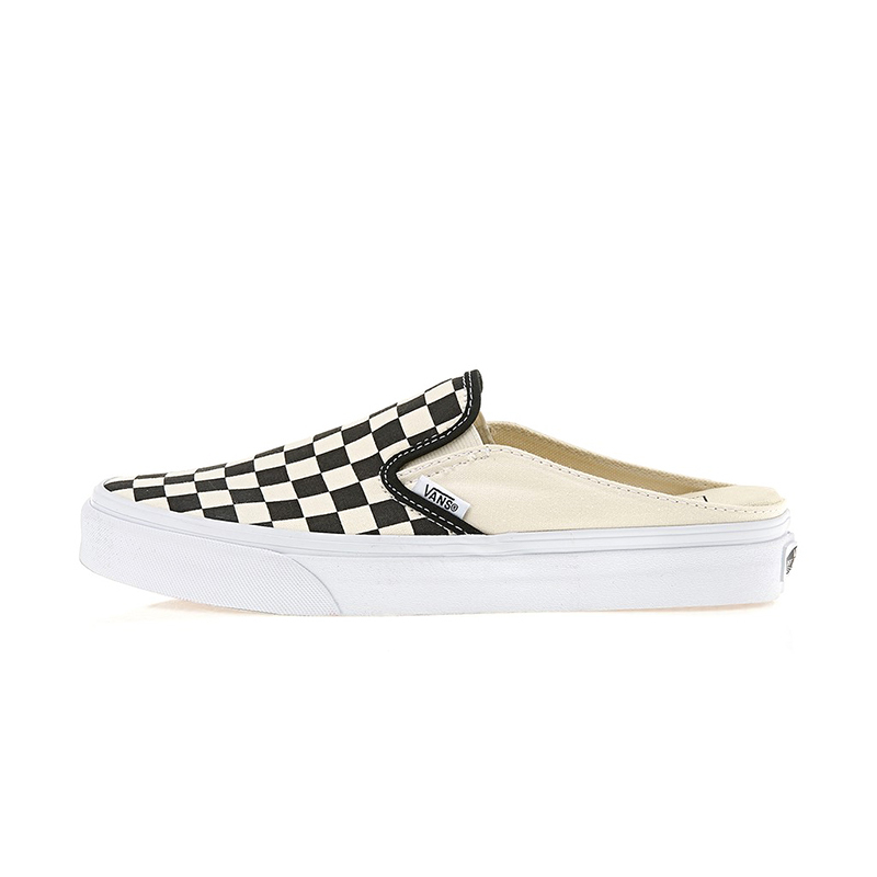 Vans Classic Slip On Mule " Checkerboard Black " 棋盤格米白 懶人鞋 女款  VN0004KETO1 [台灣現貨]